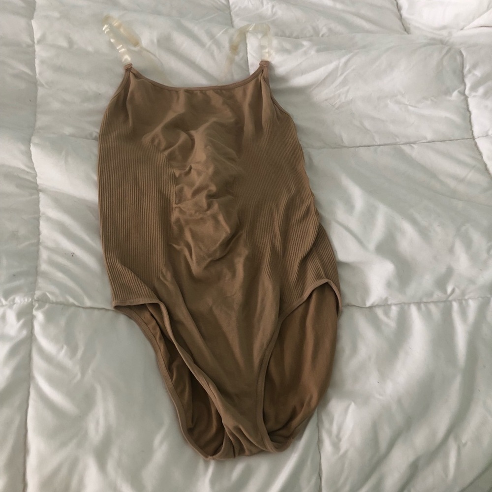 Natalie Base Layer Clear Strap Leotard